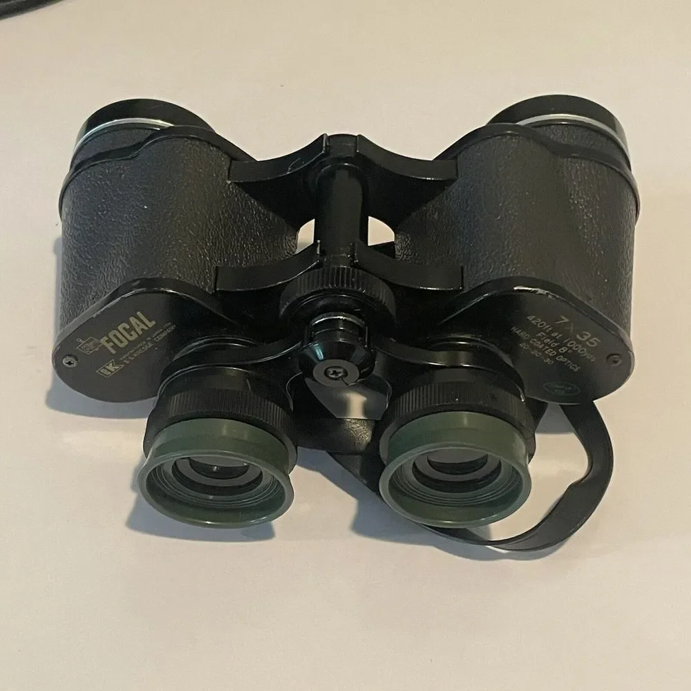Vintage Kmart Focal Binoculars 7x35 ZWCF10 Wide‎ Angle Box Case Manual